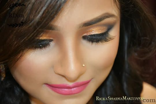 Richa Sharma   Makeovers    RDiva Makeup Artists weddingplz