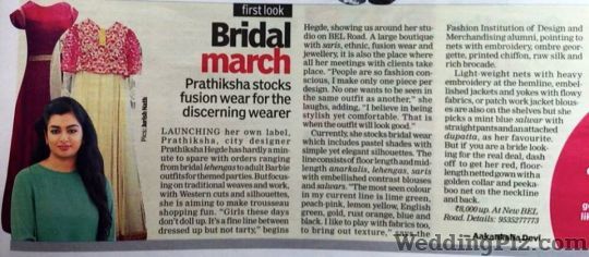 Prathiksha Design House Fashion Designers weddingplz