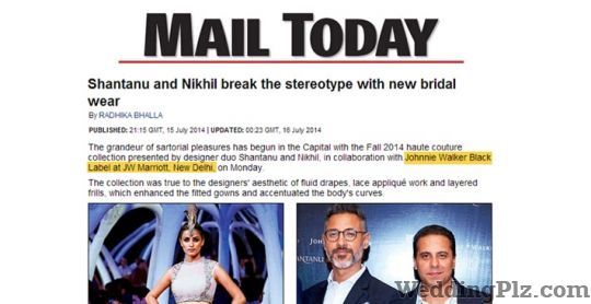 Shantanu and Nikhil Fashion Designers weddingplz