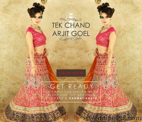 Tek Chand Arjit Goel Fashion Designers weddingplz