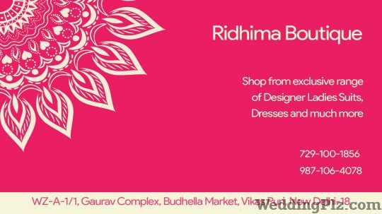 Ridhima Boutique Boutiques weddingplz