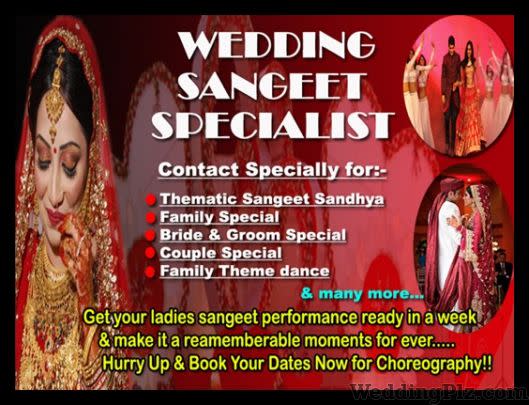 Wedding Sangeet Specialist and Planner Choreographers weddingplz